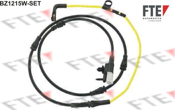 FTE BZ1215W-SET - Сигнализатор, износ тормозных колодок autosila-amz.com