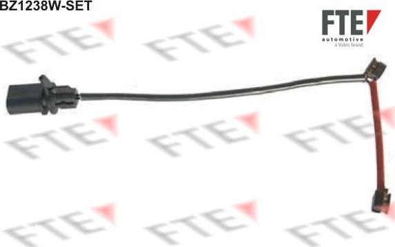 FTE BZ1238W-SET - Сигнализатор, износ тормозных колодок autosila-amz.com