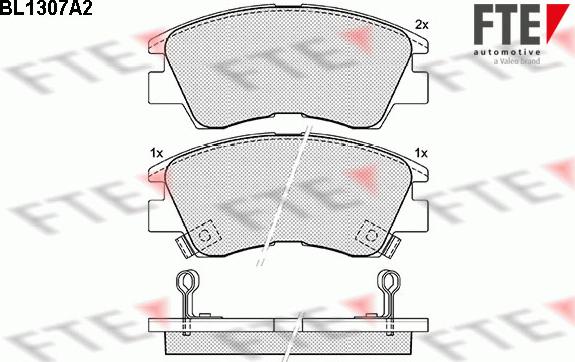 FTE 9010099 - Тормозные колодки, дисковые, комплект autosila-amz.com