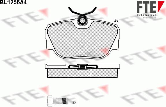 FTE 9010079 - Тормозные колодки, дисковые, комплект autosila-amz.com