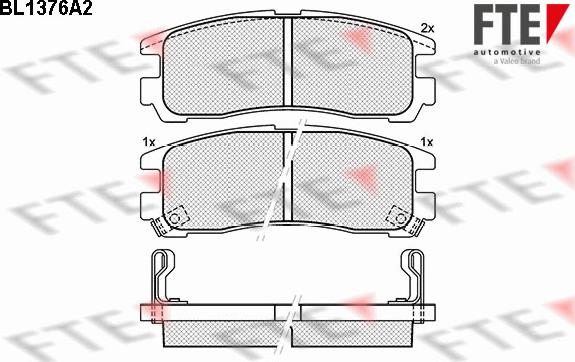 FTE 9010153 - Тормозные колодки, дисковые, комплект autosila-amz.com