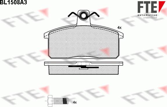 FTE 9010228 - Тормозные колодки, дисковые, комплект autosila-amz.com