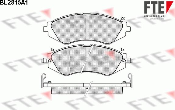 FTE 9011002 - Тормозные колодки, дисковые, комплект autosila-amz.com