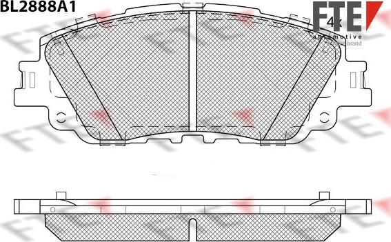 FTE 9011128 - Тормозные колодки, дисковые, комплект autosila-amz.com