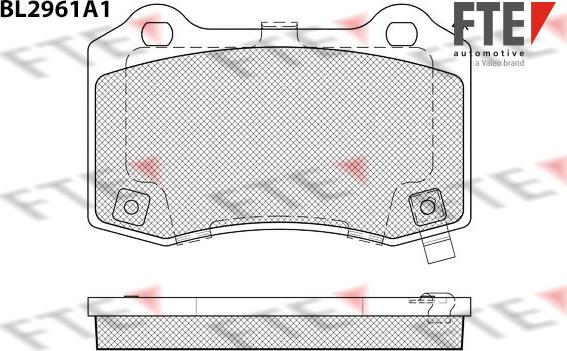 FTE 9011204 - Тормозные колодки, дисковые, комплект autosila-amz.com