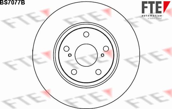 FTE 9081095 - Тормозной диск autosila-amz.com