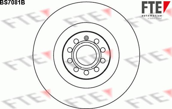 FTE 9081055 - Тормозной диск autosila-amz.com