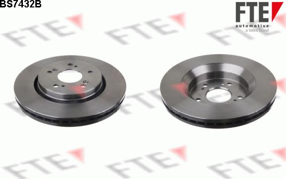 FTE 9081025 - Тормозной диск autosila-amz.com