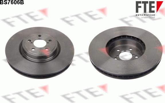 FTE BS7606B - Тормозной диск autosila-amz.com