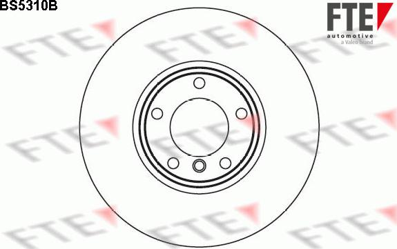 FTE 9081185 - Тормозной диск autosila-amz.com