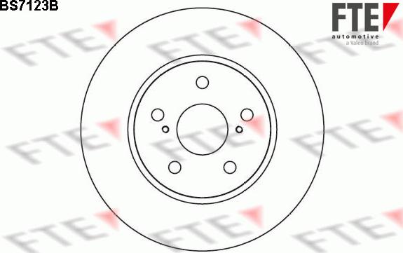 FTE 9081183 - Тормозной диск autosila-amz.com