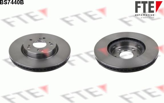 FTE 9081130 - Тормозной диск autosila-amz.com