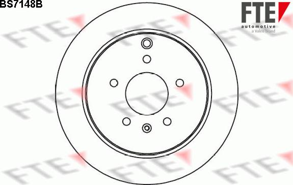 FTE 9081304 - Тормозной диск autosila-amz.com