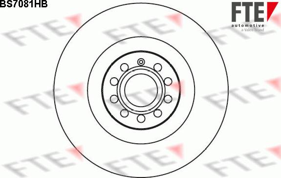 FTE 9081321 - Тормозной диск autosila-amz.com