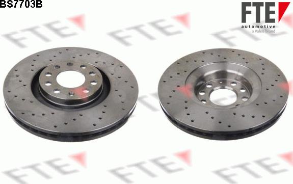 FTE 9081292 - Тормозной диск autosila-amz.com