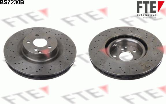 FTE 9081230 - Тормозной диск autosila-amz.com
