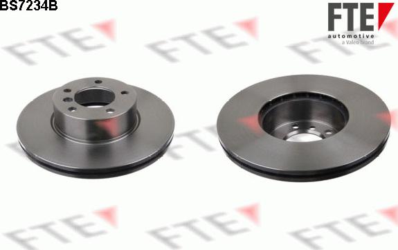 FTE 9081223 - Тормозной диск autosila-amz.com