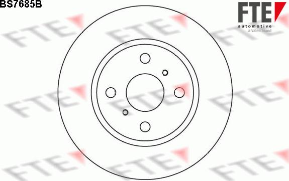 FTE 9082524 - Тормозной диск autosila-amz.com