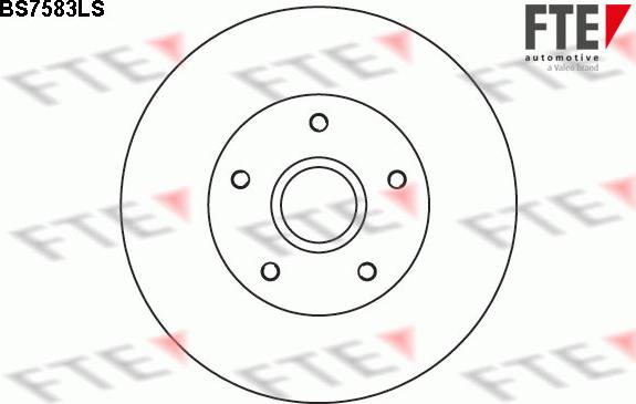 FTE 9071402 - Тормозной диск autosila-amz.com