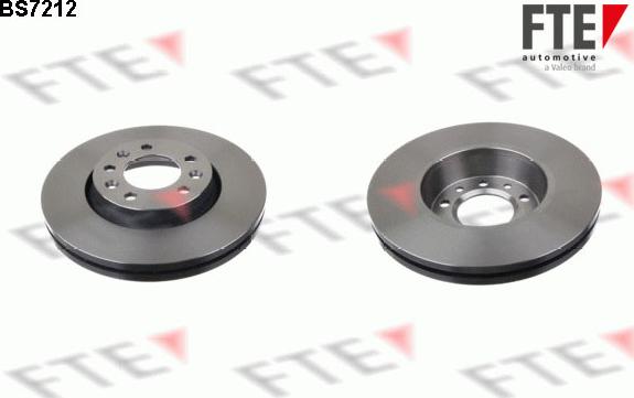 FTE BS7212 - Тормозной диск autosila-amz.com