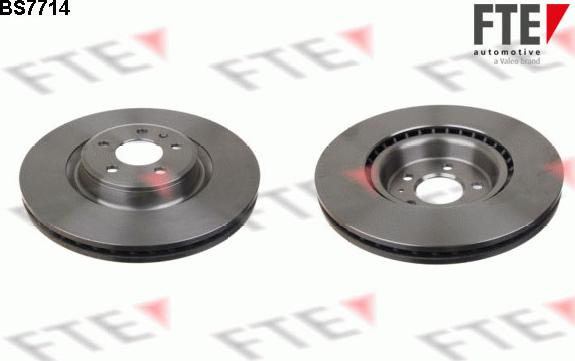 FTE 9071040 - Тормозной диск autosila-amz.com