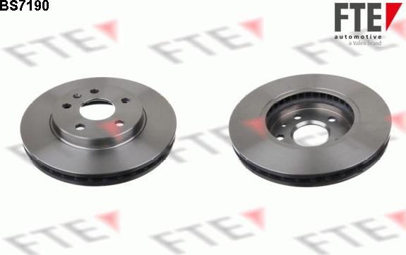 FTE BS7190 - Тормозной диск autosila-amz.com