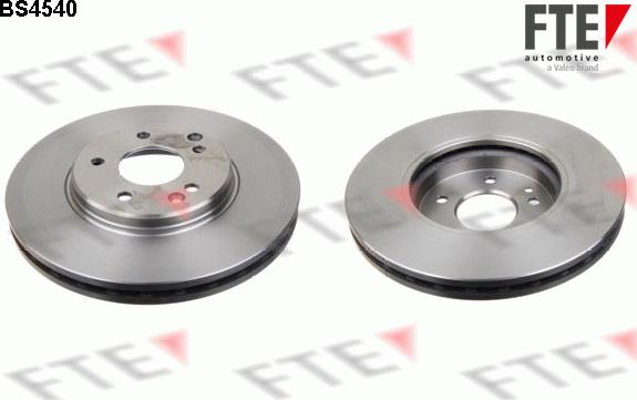 FTE BS4540 - Тормозной диск autosila-amz.com
