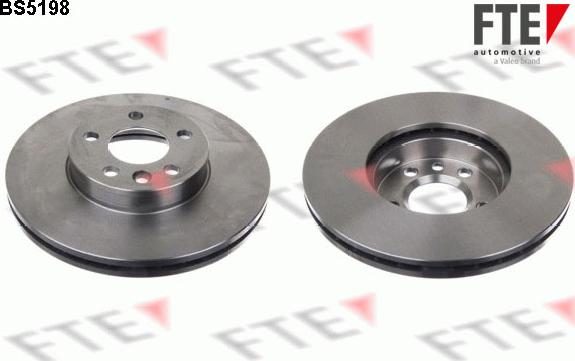 FTE BS5198 - Тормозной диск autosila-amz.com
