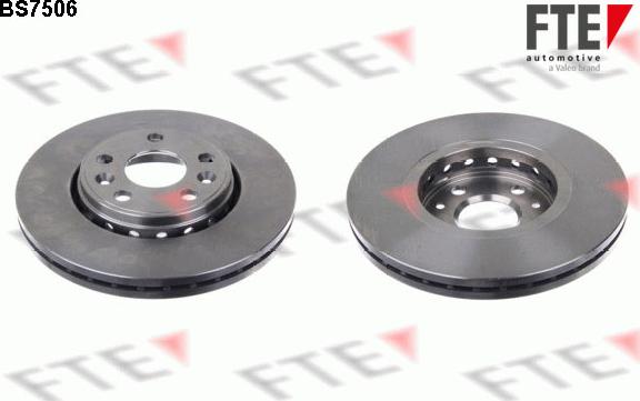 FTE BS7506 - Тормозной диск autosila-amz.com