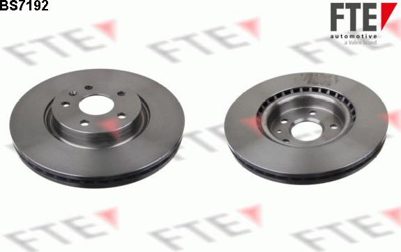 FTE BS7192 - Тормозной диск autosila-amz.com
