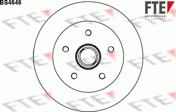 FTE 9071135 - Тормозной диск autosila-amz.com