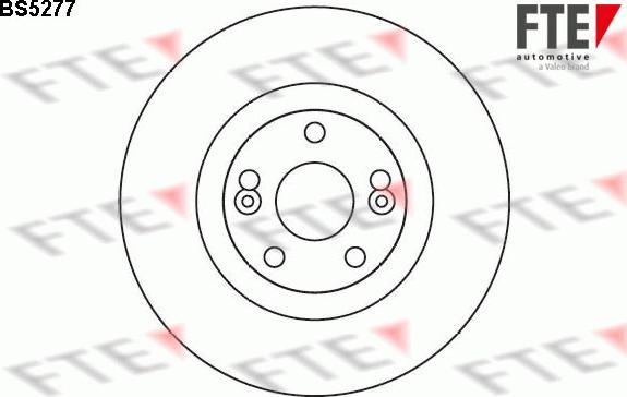 FTE 9071132 - Тормозной диск autosila-amz.com