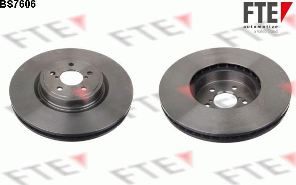 FTE BS7606 - Тормозной диск autosila-amz.com