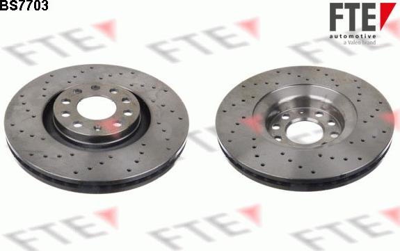 FTE BS7703 - Тормозной диск autosila-amz.com