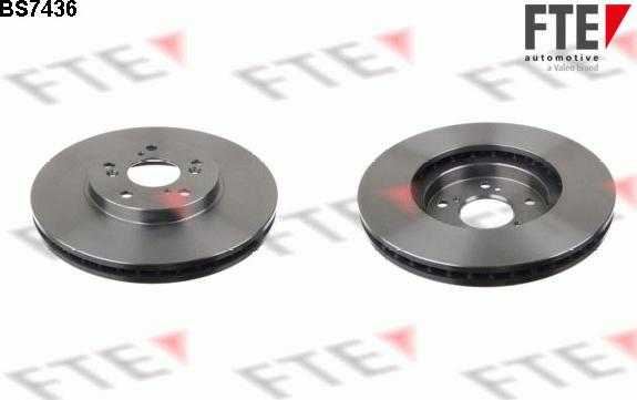 FTE BS7436 - Тормозной диск autosila-amz.com