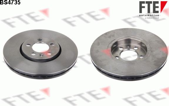 FTE BS4735 - Тормозной диск autosila-amz.com