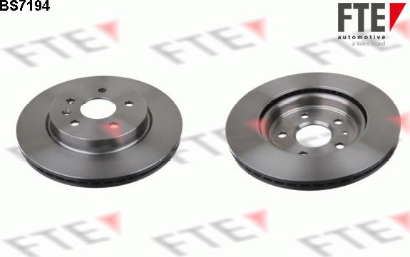 FTE 9071241 - Тормозной диск autosila-amz.com