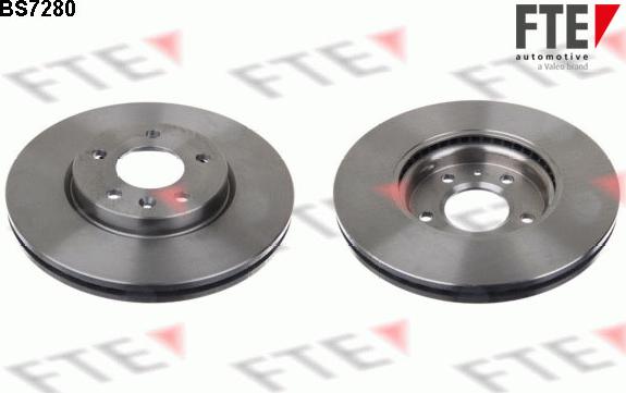 FTE 9071212 - Тормозной диск autosila-amz.com