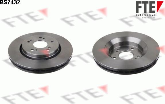 FTE 9071235 - Тормозной диск autosila-amz.com