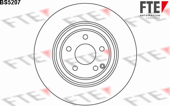 FTE 9071227 - Тормозной диск autosila-amz.com