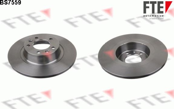 FTE BS7559 - Тормозной диск autosila-amz.com