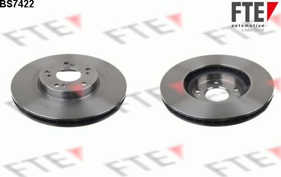 FTE 9072488 - Тормозной диск autosila-amz.com