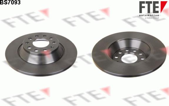 FTE 9072550 - Тормозной диск autosila-amz.com