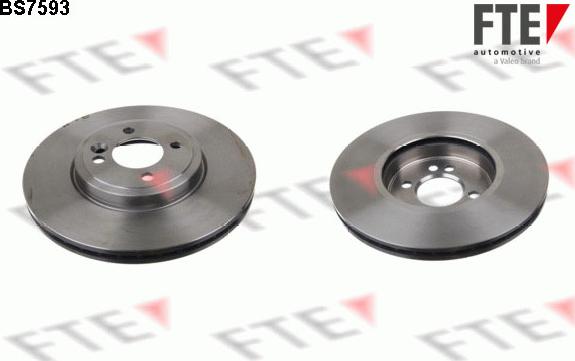 FTE 9072503 - Тормозной диск autosila-amz.com