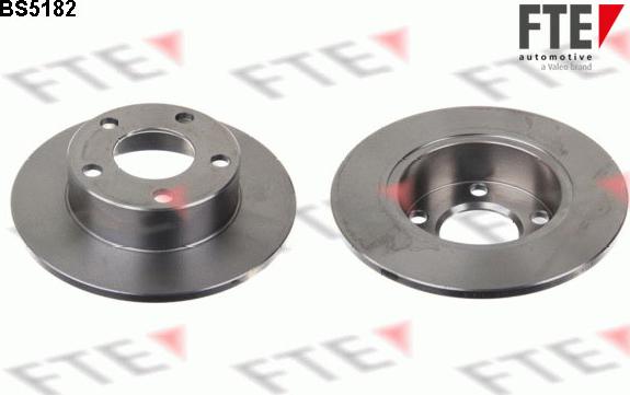 FTE BS5182 - Тормозной диск autosila-amz.com