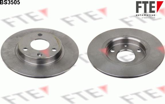 FTE BS3505 - Тормозной диск autosila-amz.com