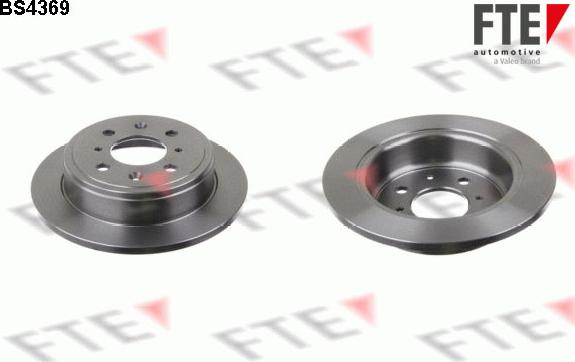 FTE BS4369 - Тормозной диск autosila-amz.com