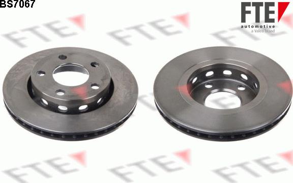 FTE BS7067 - Тормозной диск autosila-amz.com