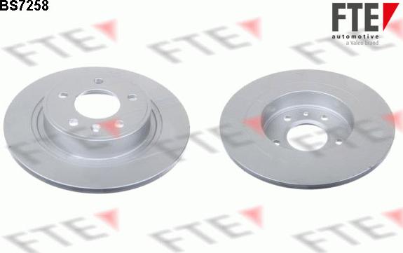 FTE BS7258 - Тормозной диск autosila-amz.com