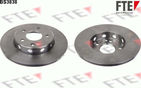 FTE 9072052 - Тормозной диск autosila-amz.com